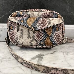 Rosetti Go Multicolor Faux Snakeskin Adjustable Crossbody or Waist Purse NWOT